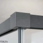 Radaway Idea S1 Боковая стенка 110 см, левая, 387053-92-01L, брашированная оружейная сталь