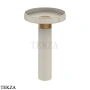 Gessi Pelle Tresse Раковина отдельностоящая, слив в пол, без перелива 78607-448, Crème/ Deep Bronze Br. PVD