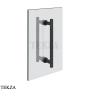 Gessi Pelle Tresse Полотенцедержатель для крепления на стекло, 20 см, 78630-299, Black XL