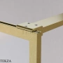 Radaway Modo F II Душевая перегородка 60 см, универсальная, 10409064-99-01, брашированное золото