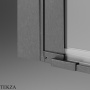 Radaway Nes PND II Шторка на ванну двустворчатая 120 см, правая R, 10009120-92-01R, брашированная оружейная сталь