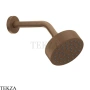 Gessi INGRANAGGIO Верхняя лейка D11,8 с кронштейном из стены, 63554-708, Copper Brushed PVD
