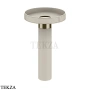 Gessi Pelle Tresse Раковина отдельностоящая, слив в пол, без перелива 78607-433, Crème/ Nickel PVD