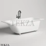 SALINI ORLANDA Ванна встраиваемая из композита S-Sense 102012G, белый глянцевый