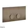 Gessi ANELLO Клавиша смыва для инсталляции viega prevista, Villeroy&Boch 54633-761, Coffee Bronze Br. PVD