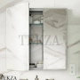 Kohler Встраиваемый или настенный шкаф с зеркальными дверцами со скошенными краями