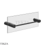 Gessi RILIEVO Полотенцедержатель для крепления на стекло, 30 см 59562-299, Matte Black