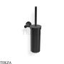FIMA Carlo Frattini Park Line Туалетный ёршик настенный F6306/2CS, brushed black chrome