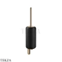 Gessi Goccia Туалетный ёршик настенный, черная керамика 38020-735, Warm Bronze PVD