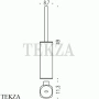 Colombo Trenta Туалетный ершик настенный B3007.NM, черный матовый