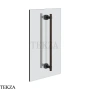 Gessi Jacqueline Полотенцедержатель для крепления на стекло, 45 см 77735-706, black хром глянец