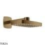 Gessi Jacqueline Верхняя регулируемая лейка с кронштейном 77149-791, бронза Deep