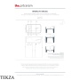 ArtCeram Brooklyn раковина подвесная и накладная The.Saniglaze с боковым сухим отсеком BNL004 05 34, белый матовый