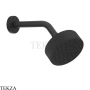 Gessi INGRANAGGIO Верхняя лейка D11,8 с кронштейном из стены, 63554-299, Black XL