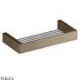 Gessi Rettangolo Решетка-полка в душевую зону 30 см 20947-761, Coffee Bronze Brushed PVD