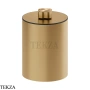 Gessi Ludovica Ведёрко, корзина для мусора с крышкой crystals 76690-726, бронза Brushed