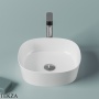 ArtCeram Ghost раковина накладная квадратная GHL001 01 00, белый глянец