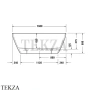 Duravit D-Neo Ванна отдельностоящая 160х75, двумя наклонами для спины 700486000000000, акрил, белый глянец