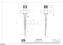 Gessi INCISO Рычаг удаленного управления для излива 58200-761, Coffee Bronze Br. PVD