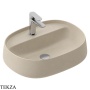 ArtCeram Whisky раковина накладная овальная The.Saniglaze с 1 отверстием WHL003 59 34, Sand матовый