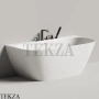 SALINI SOFIA Ванна пристенная 160х80 из композита S-Sense 102517G, белый глянец
