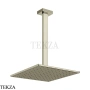 Gessi Rettangolo shower Верхний душ с потолочным кронштейном под размер 15199-720, Nickel PVD
