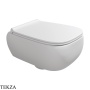 Flaminia Fluo унитаз подвесной GoClean чаша без ободка FU118GLAT, белый Latte матовый