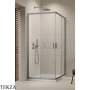 Radaway Alienta D Душевая кабина прямоугольная раздвижная 100х80 см, 10258010-91-01, брашированный никель
