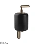 Gessi Goccia Дозатор для жидкого мыла, черная керамика 38014-761, Coffee Bronze Br. PVD