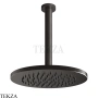 Gessi 316 SHOWER Верхняя душевая лейка D21,8 с креплением 54151-707, Black Metal Brushed PVD