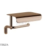 Gessi Goccia Бумагодержатель с крышкой-полкой 38049-030, Copper PVD