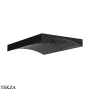 Gessi Haute Culture Shower Верхняя регулируемая лейка с настенным держателем 57506-706, black хром глянец