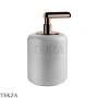 Gessi Goccia Дозатор для жидкого мыла, белая керамика 38037-030, Copper PVD