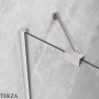 Radaway Essenza KDJ Душевая дверь 80 см, правая, 1385043-91-01R, брашированный никель