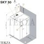 Effegibi SKY GLASS 30 Сауна домашняя финская или BIO SA55210027