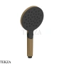 Gessi Shower Душевая лейка 3-х позиционная с черным диском 47350-713, Antique Brass