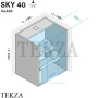Effegibi SKY GLASS 40 Сауна домашняя финская или BIO SA55210025