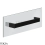 Gessi Rettangolo Полотенцедержатель для крепления на стекло, 30 см 20961-706, Black Metal PVD