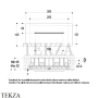 Ritmonio SHOWER Каскадный водопадный излив 75A008E CRB, Black Chrome