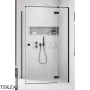 Radaway Essenza KDJ Душевая дверь 110 см, правая, 1385041-54-01R, черный матовый