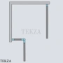 Radaway Essenza Pro KDJ Душевая дверь 120 см, правая, 10097120-91-01R, брашированный никель