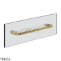 Gessi Perle Полотенцедержатель для крепления на стекло, 30 см 74911-727, шампань Brushed