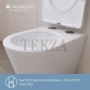 Aqueduto CONE Унитаз подвесной безободковый торнадо, сиденье c микролифтом CONT2120, Белый матовый
