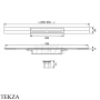TECE TECEdrainprofile Профиль для душа 160см 671600, цвет по запросу