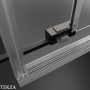 Radaway Idea DWD Дверь в нишу раздвижная двустворчатая 170 см, 387127-92-01, брашированная оружейная сталь