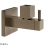 Gessi TOTAL LOOK Запорный клапан с фильтром, квадратный 01412-761, бронза Coffee