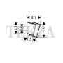 Hansgrohe Porter Classic Держатель для душа 28324000, хром глянец
