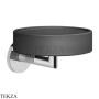 Gessi ANELLO Мыльница настенная композит черный 63702-031, хром глянец
