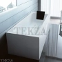 Gruppo Treesse QUADRA 180 Акриловая ванна встраиваемая на раме V0781, белый глянец