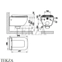 Gessi Goccia Унитаз подвесной, сиденье с микролифтом 39113-518, белый глянец